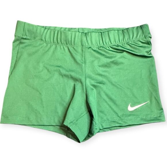 NIKE Women’s Green Dri-FIT Compression Training Shorts Size Medium NWT - Picture 1 of 5